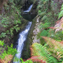 First waterfall on the way to the Laguna Tronador